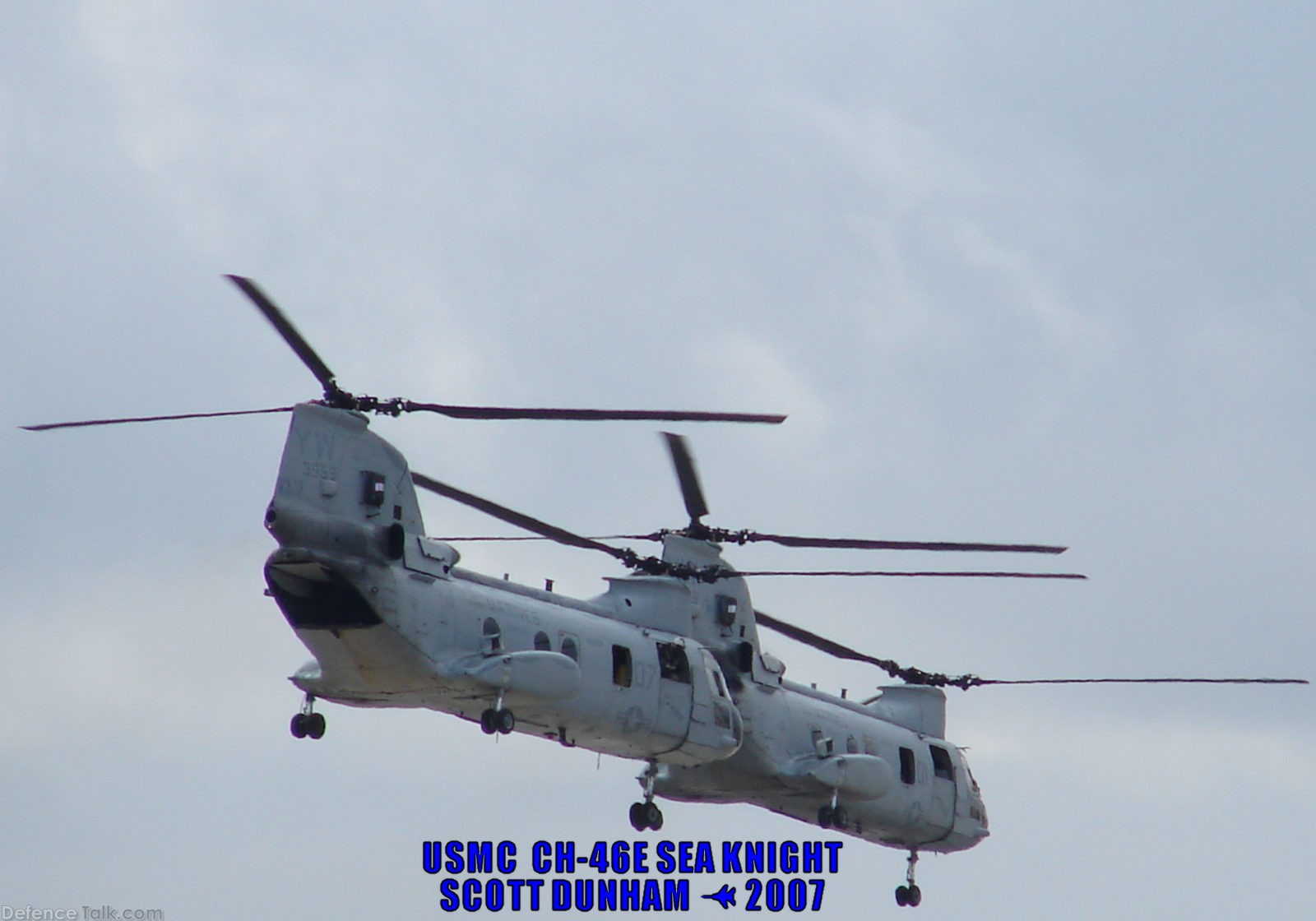 USMC CH-46E Sea Knight Helicopter MAGTF