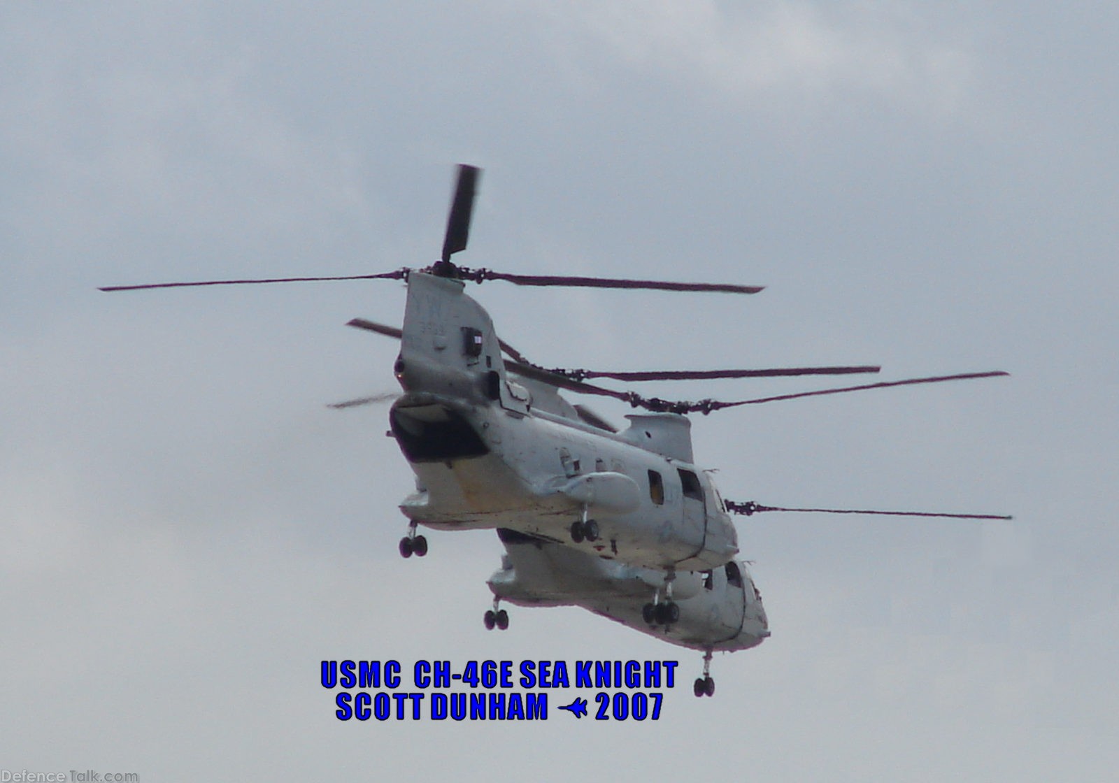 USMC CH-46E Sea Knight Helicopter MAGTF