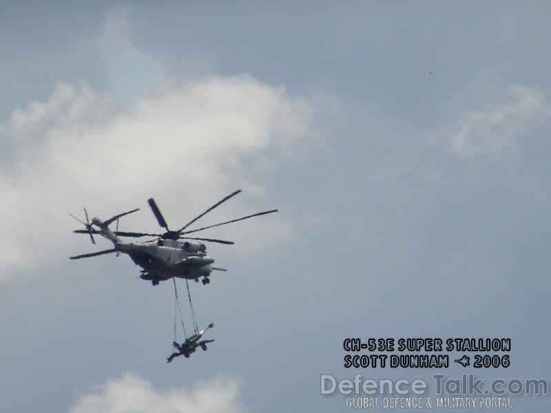 USMC CH-53 Super Stallion Artillery Lift