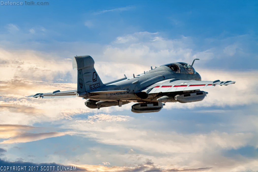 USMC EA-6B Prowler Electronic Attack Aircraft