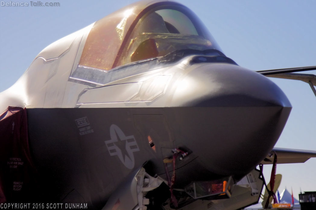 USMC F-35B Lightning II STOVL Joint Strike Fighter Nose Camera
