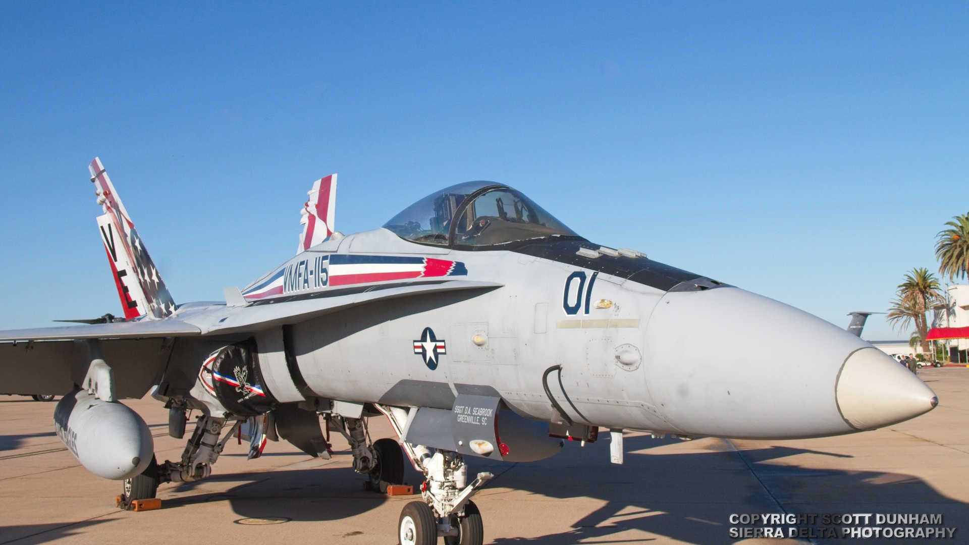 USMC F/A-18C Hornet Fighter Aircraft