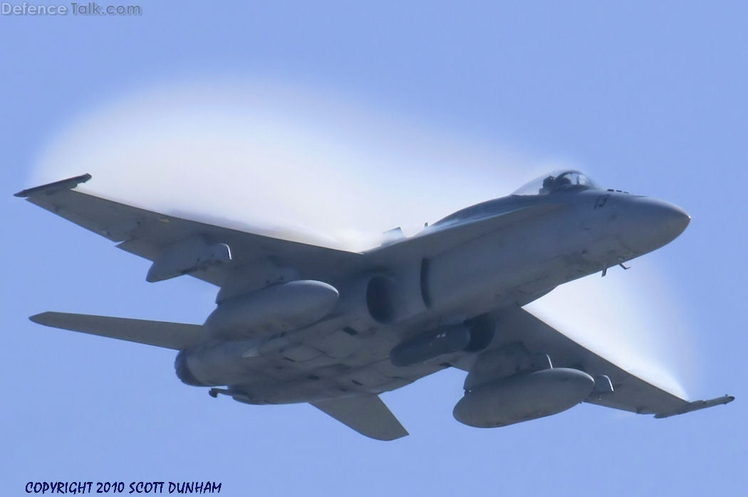 USMC F/A-18C Hornet with Litening Pod