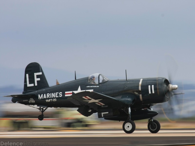 USMC F4U Corsair Fighter