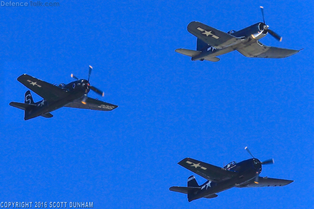 USMC F4U Corsair & US Navy F6F Hellcat & F8F Bearcat