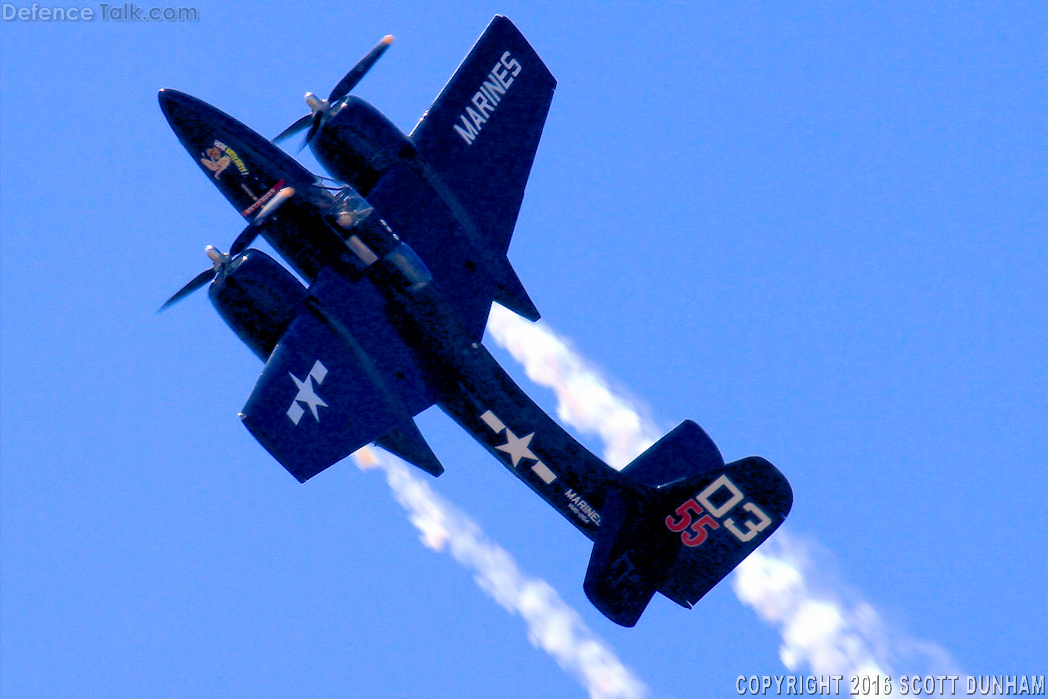 USMC F7F Tigercat Fighter Aircraft