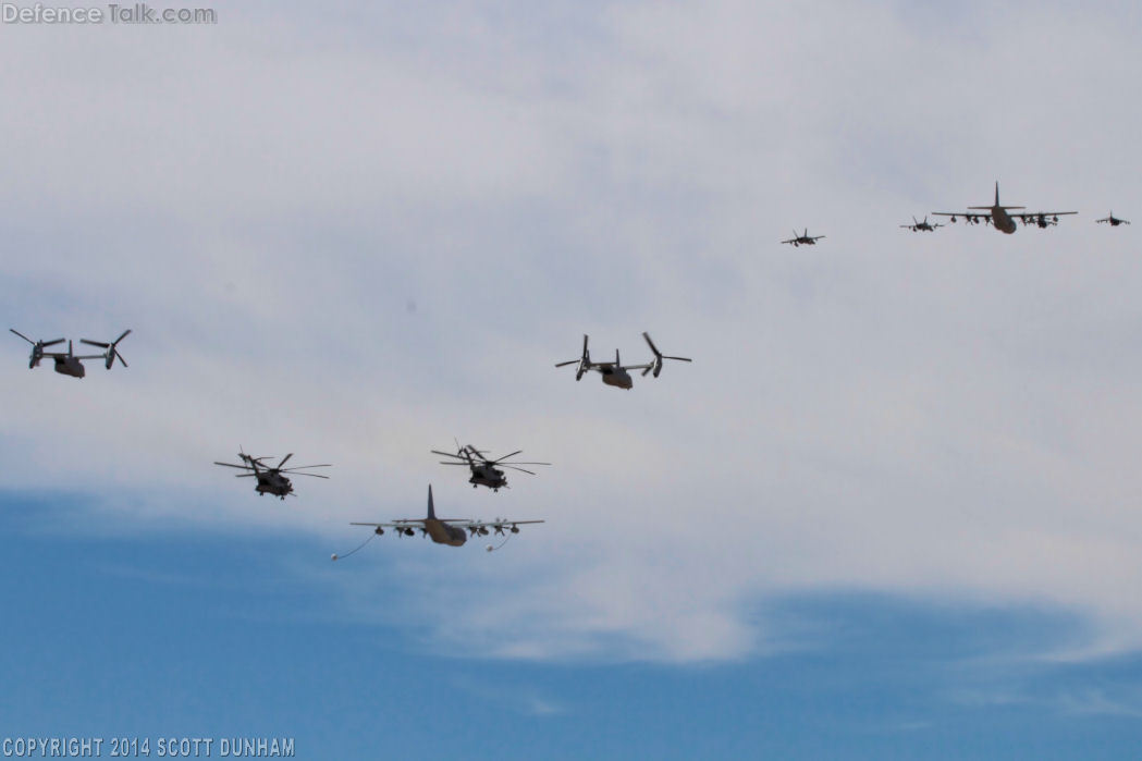 USMC KC-130 - CH-53 - MV-22 - F/A-18C - AV-8B