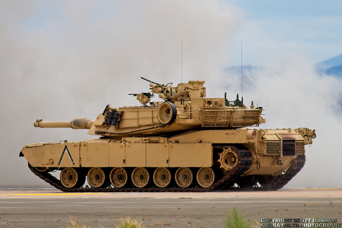 US MARINE CORP USMC M1A1 Abrams tank 8X12 PHOTOGRAPH NW 