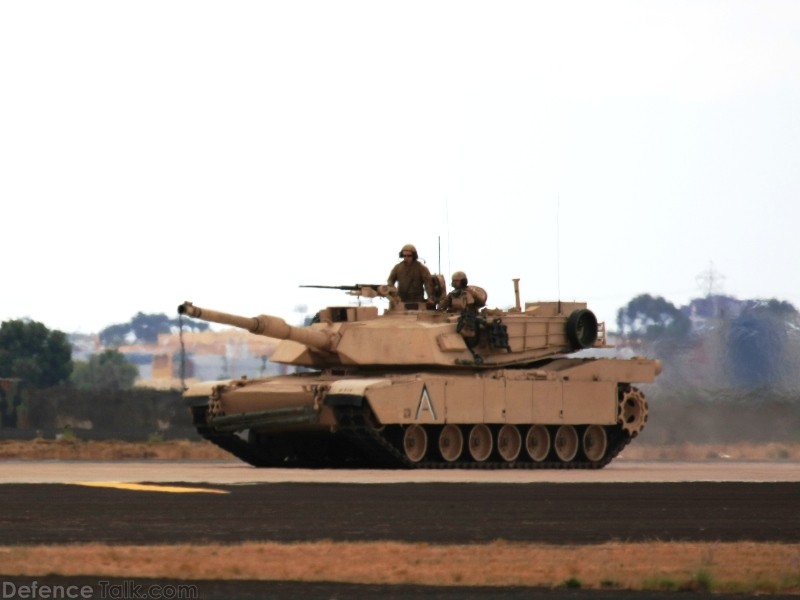 USMC M1A1 MBT MAGTF Exercise