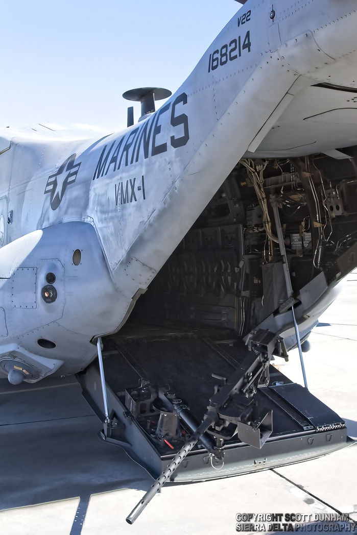 USMC MV-22 Osprey Tail Door M2 .50 cal Machine Gun