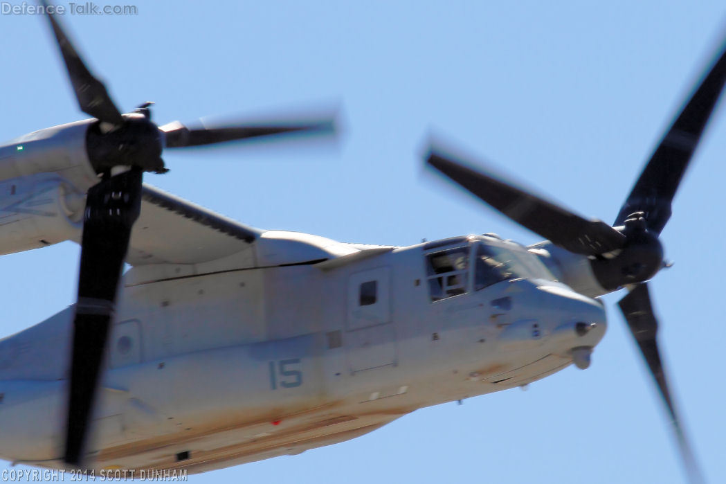 USMC MV-22 Osprey Tilt Rotor Aircraft