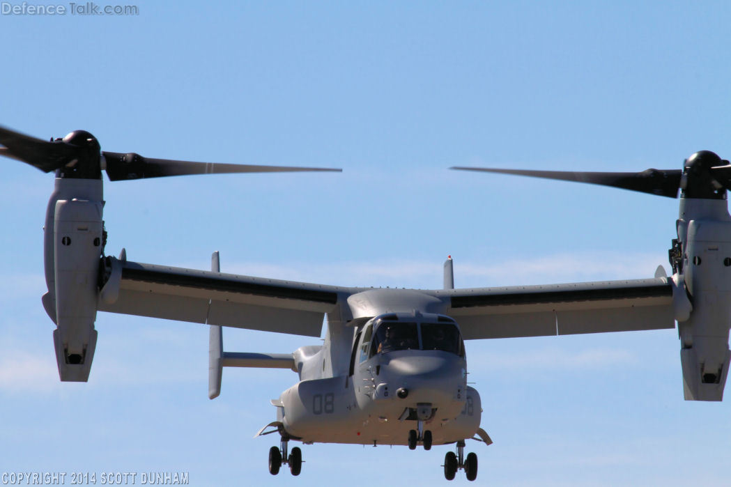 USMC MV-22 Osprey Tilt Rotor Aircraft