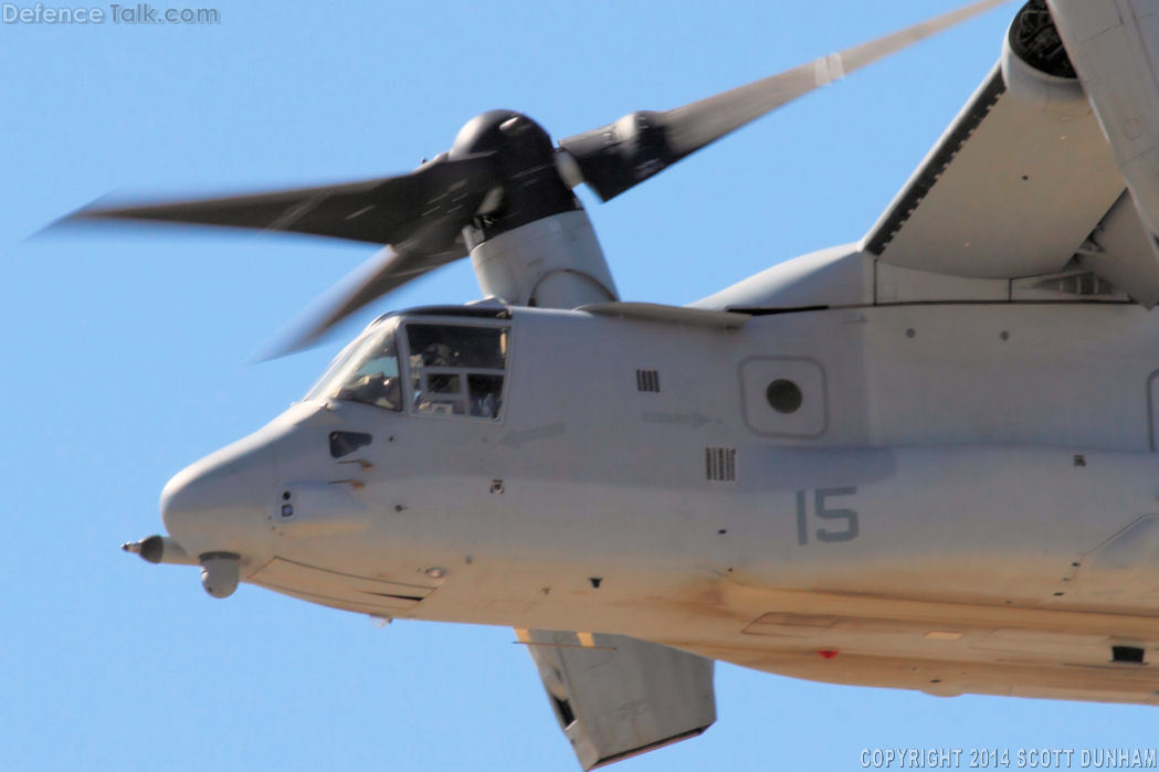 USMC MV-22 Osprey Tilt Rotor Aircraft