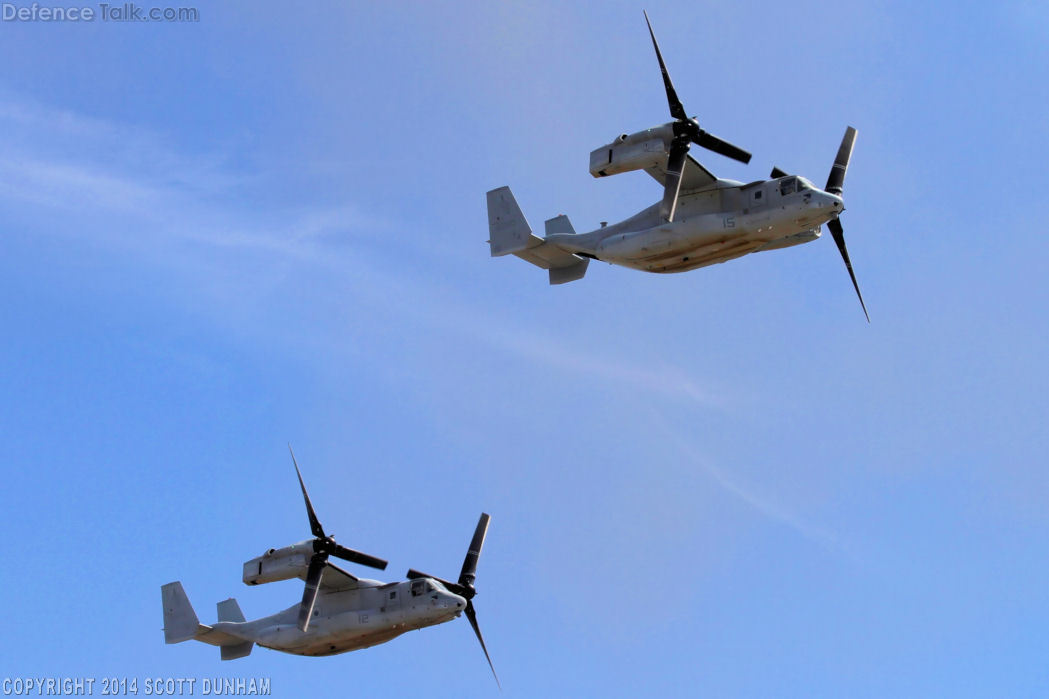 USMC MV-22 Osprey Tilt Rotor Aircraft