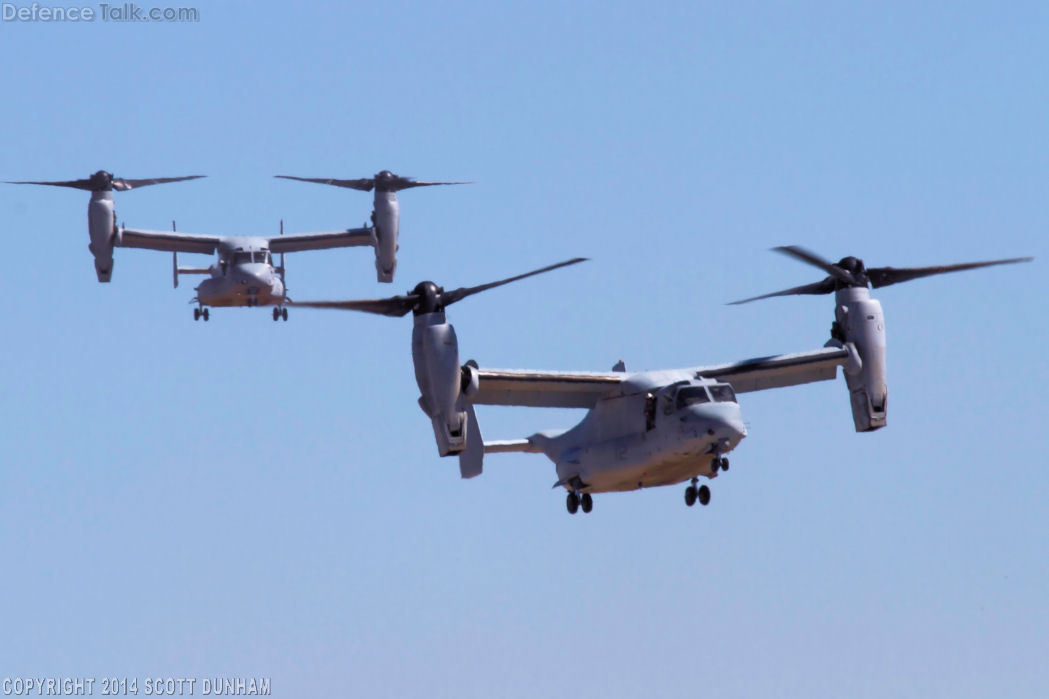 USMC MV-22 Osprey Tilt Rotor Aircraft