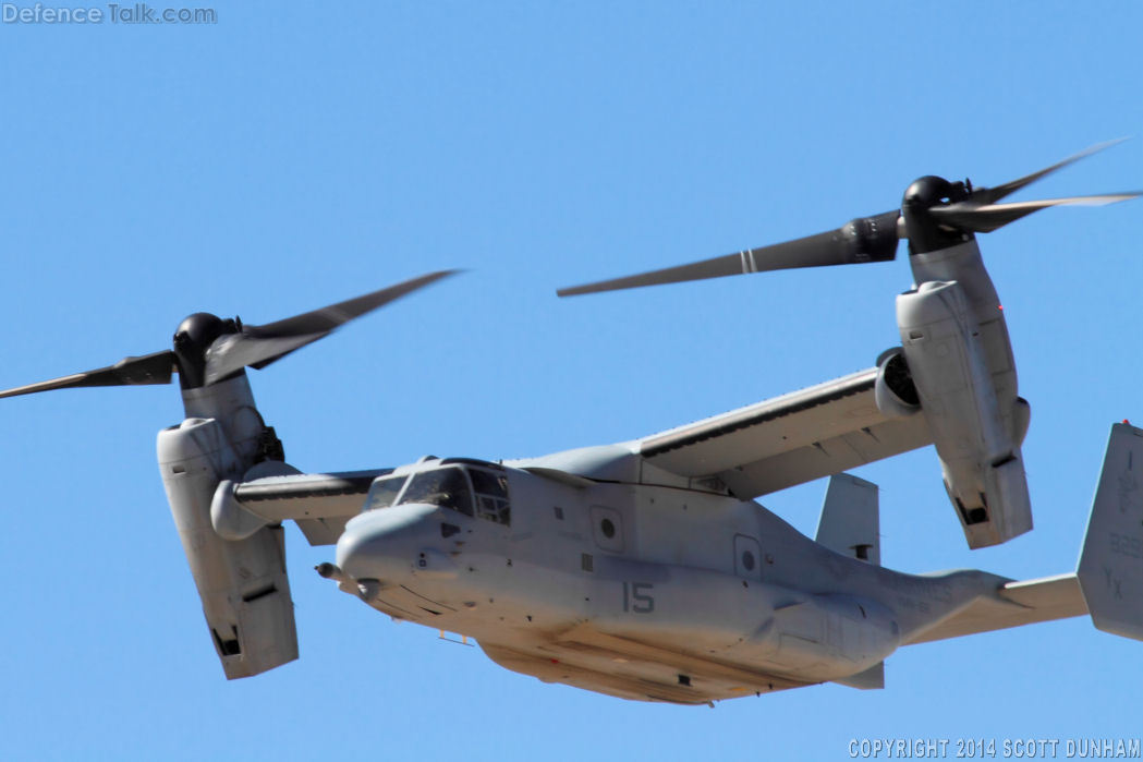 USMC MV-22 Osprey Tilt Rotor Aircraft