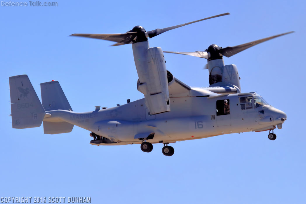 USMC MV-22 Osprey Tilt Rotor Aircraft