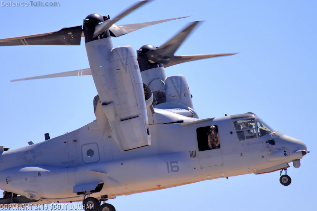 USMC MV-22 Osprey Tilt Rotor Aircraft