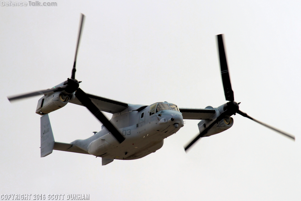 USMC MV-22 Osprey Tilt Rotor Aircraft