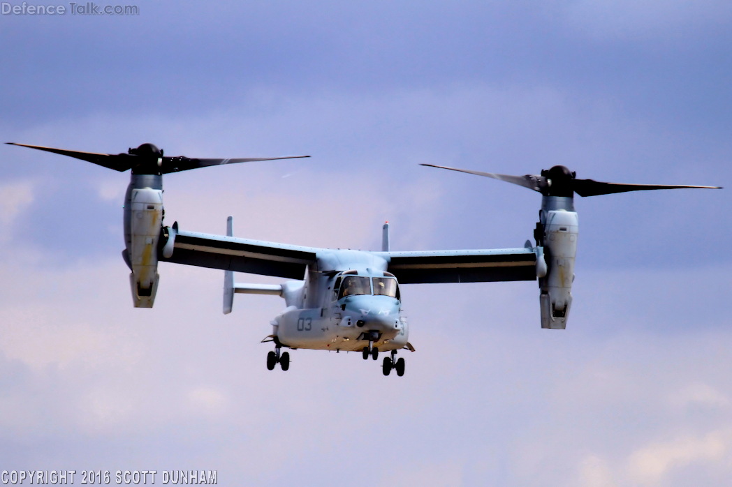 USMC MV-22 Osprey Tilt Rotor Aircraft