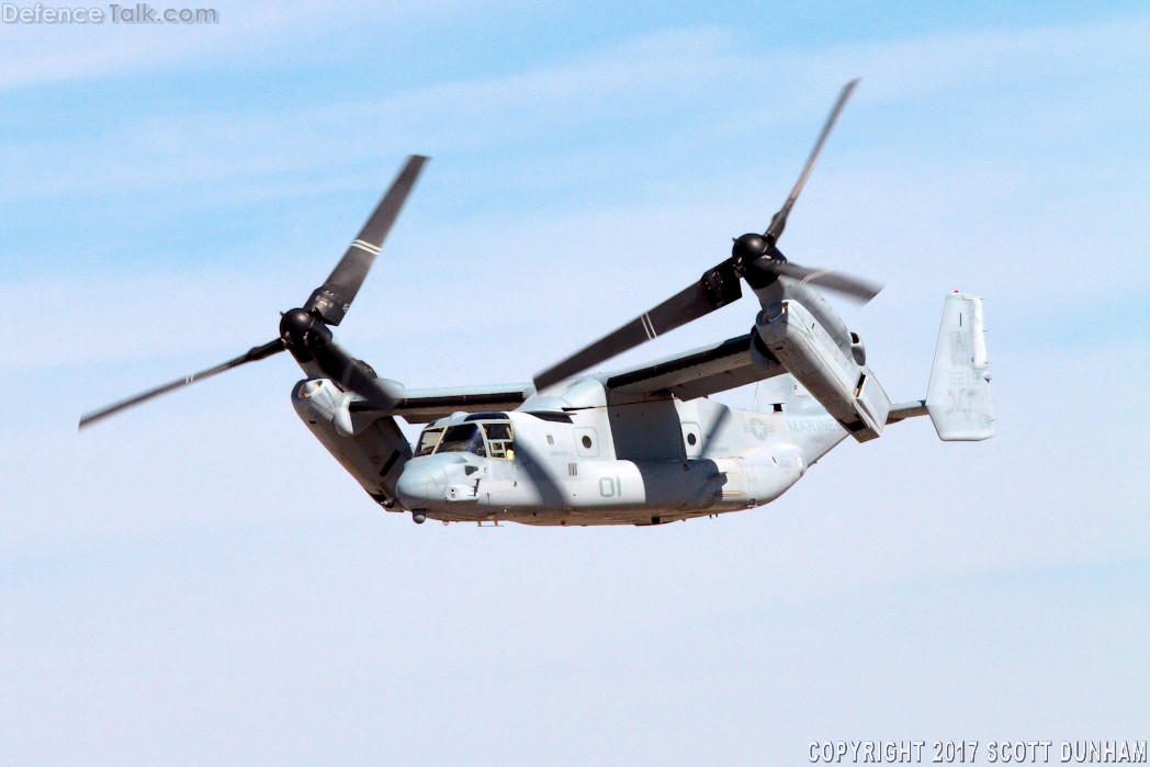 USMC MV-22 Osprey Tilt Rotor Aircraft