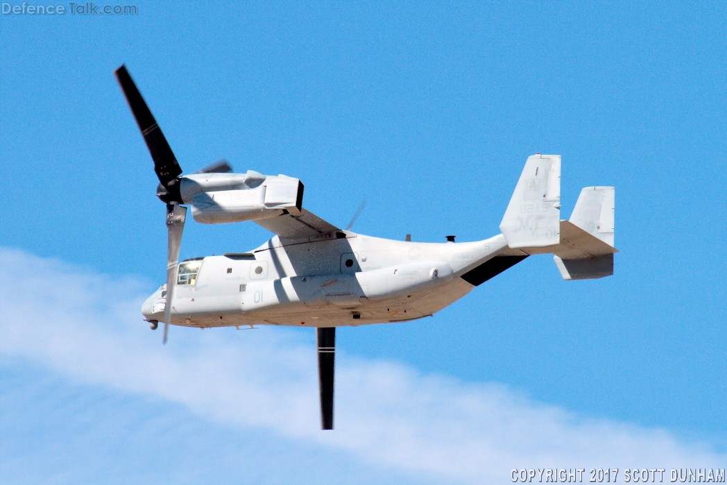 USMC MV-22 Osprey Tilt Rotor Aircraft