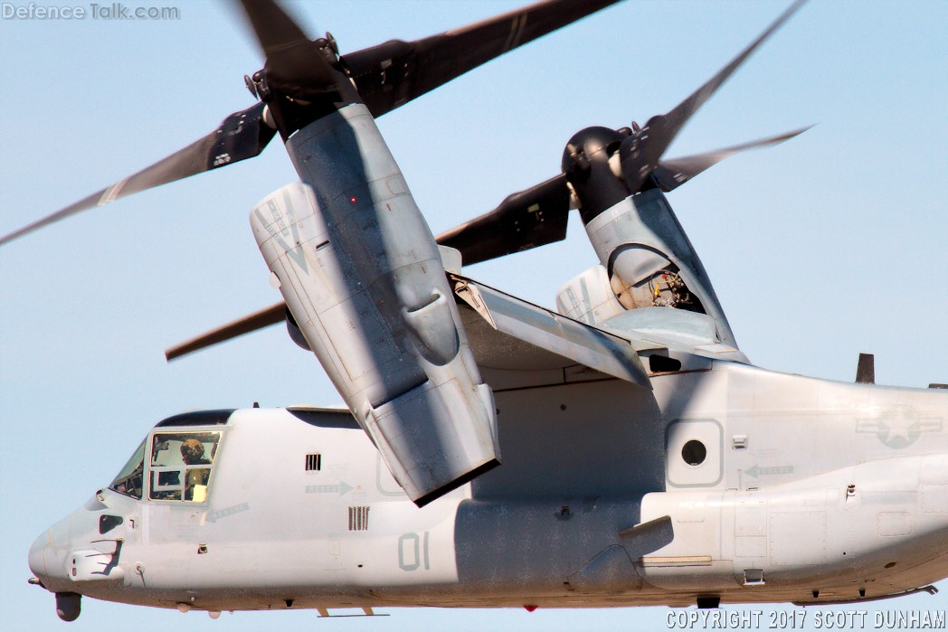 USMC MV-22 Osprey Tilt Rotor Aircraft