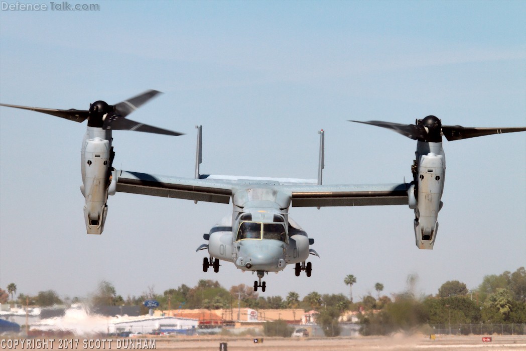 USMC MV-22 Osprey Tilt Rotor Aircraft