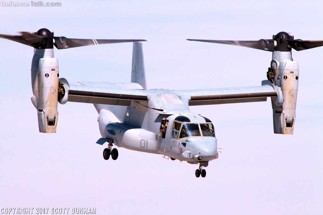 USMC MV-22 Osprey Tilt Rotor Aircraft