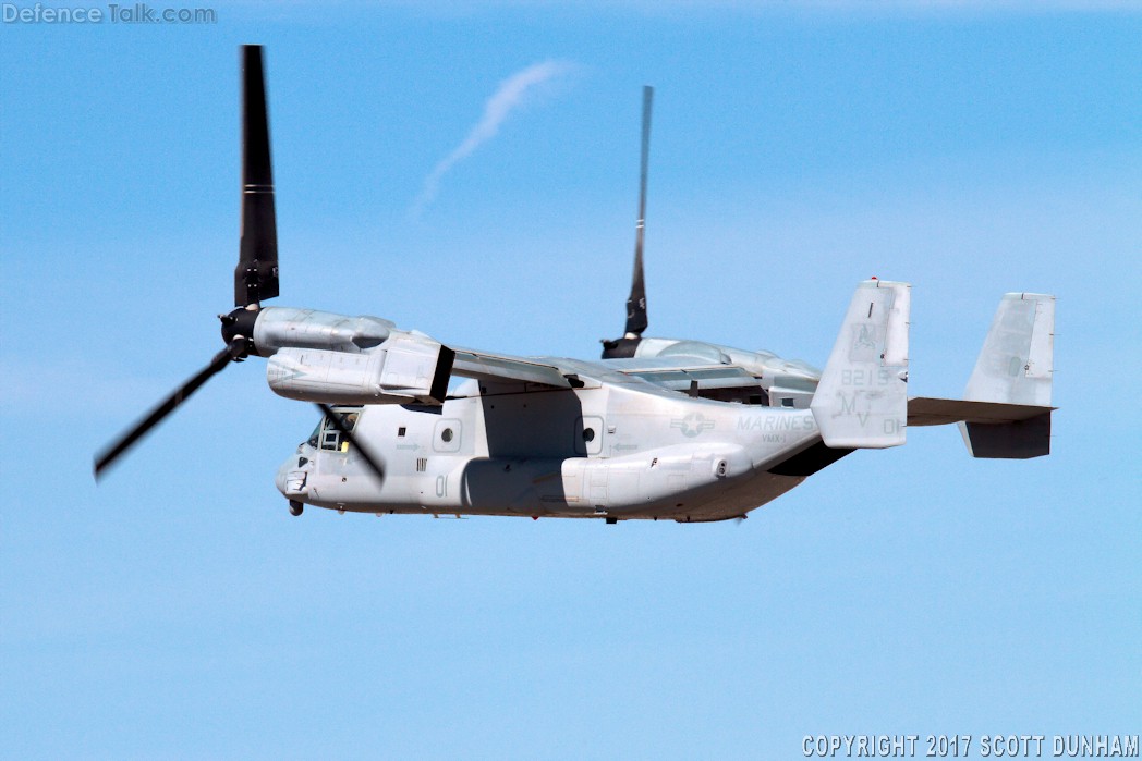 USMC MV-22 Osprey Tilt Rotor Aircraft