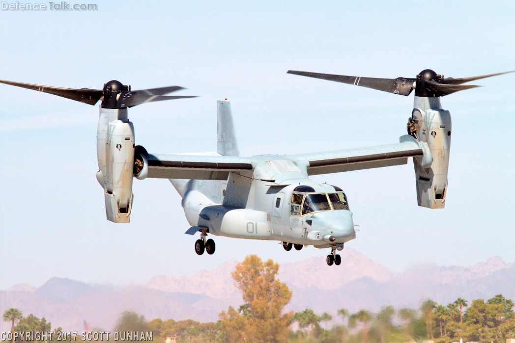 USMC MV-22 Osprey Tilt Rotor Aircraft