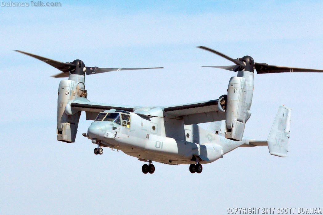 USMC MV-22 Osprey Tilt Rotor Aircraft