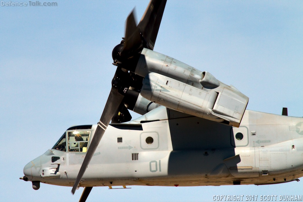 USMC MV-22 Osprey Tilt Rotor Aircraft