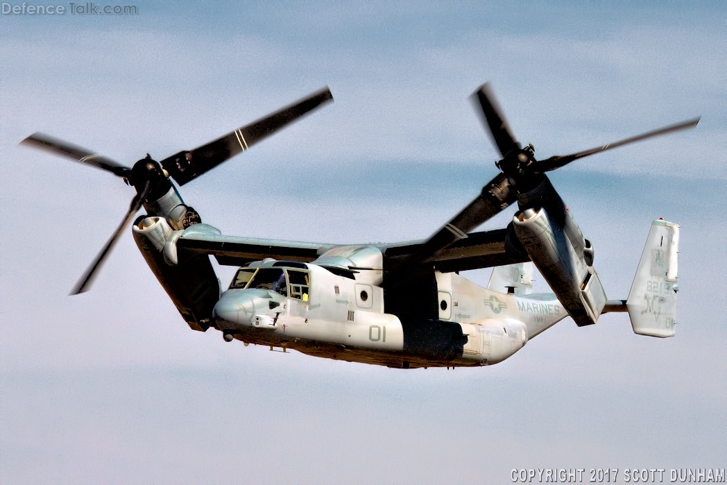 USMC MV-22 Osprey Tilt Rotor Aircraft