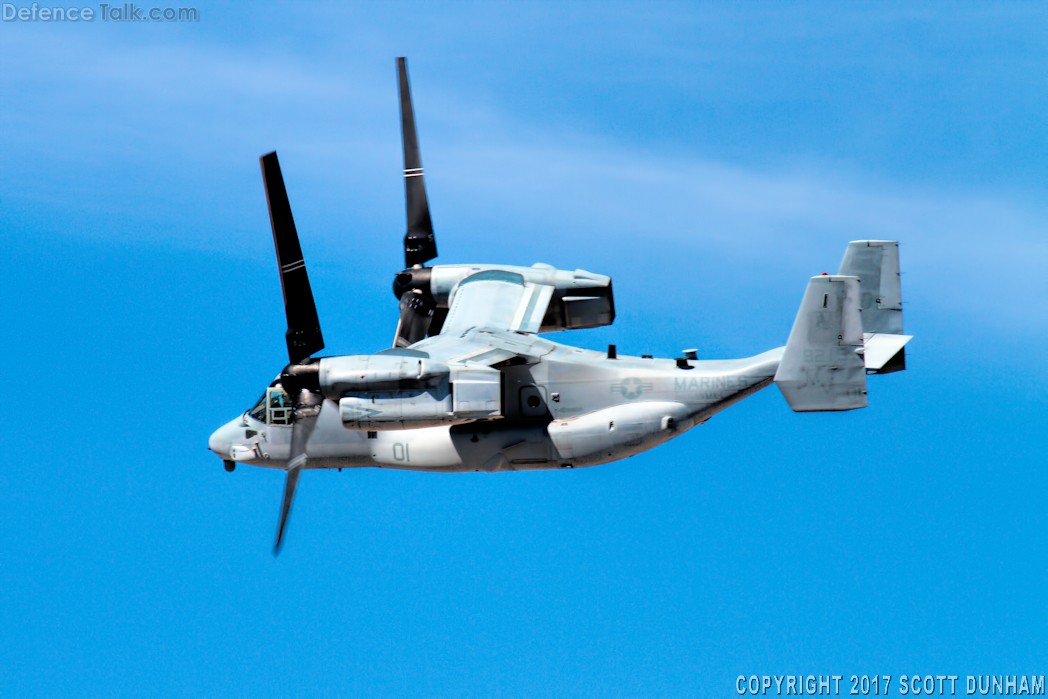 USMC MV-22 Osprey Tilt Rotor Aircraft