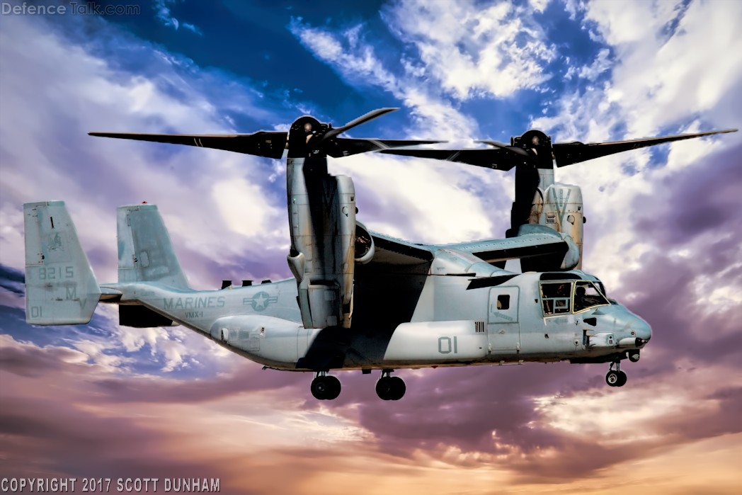 USMC MV-22 Osprey Tilt Rotor Aircraft