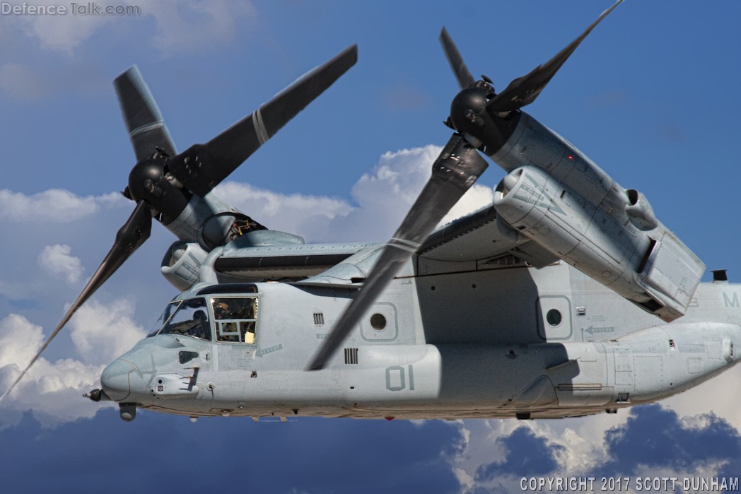 USMC MV-22 Osprey Tilt Rotor Aircraft