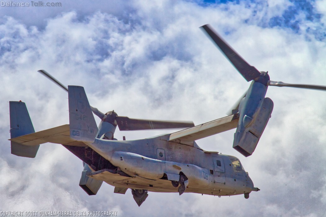 USMC MV-22 Osprey Tilt Rotor Aircraft