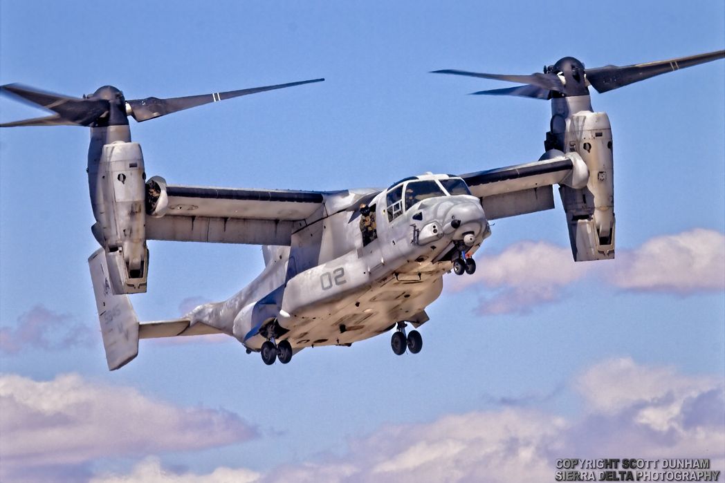 USMC MV-22 Osprey Tilt Rotor Aircraft