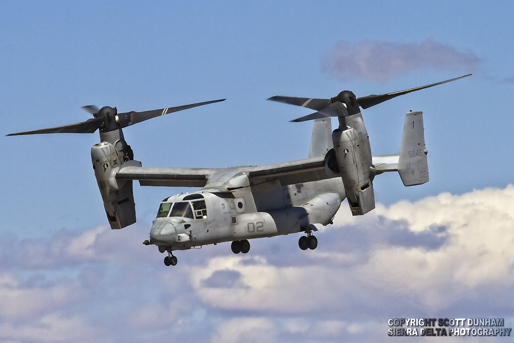 USMC MV-22 Osprey Tilt Rotor Aircraft