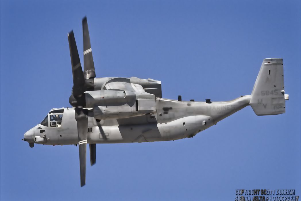 USMC MV-22 Osprey Tilt Rotor Aircraft