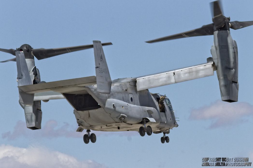 USMC MV-22 Osprey Tilt Rotor Aircraft