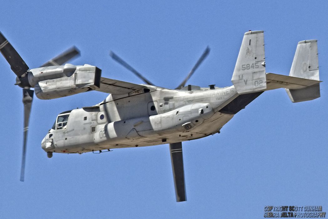 USMC MV-22 Osprey Tilt Rotor Aircraft