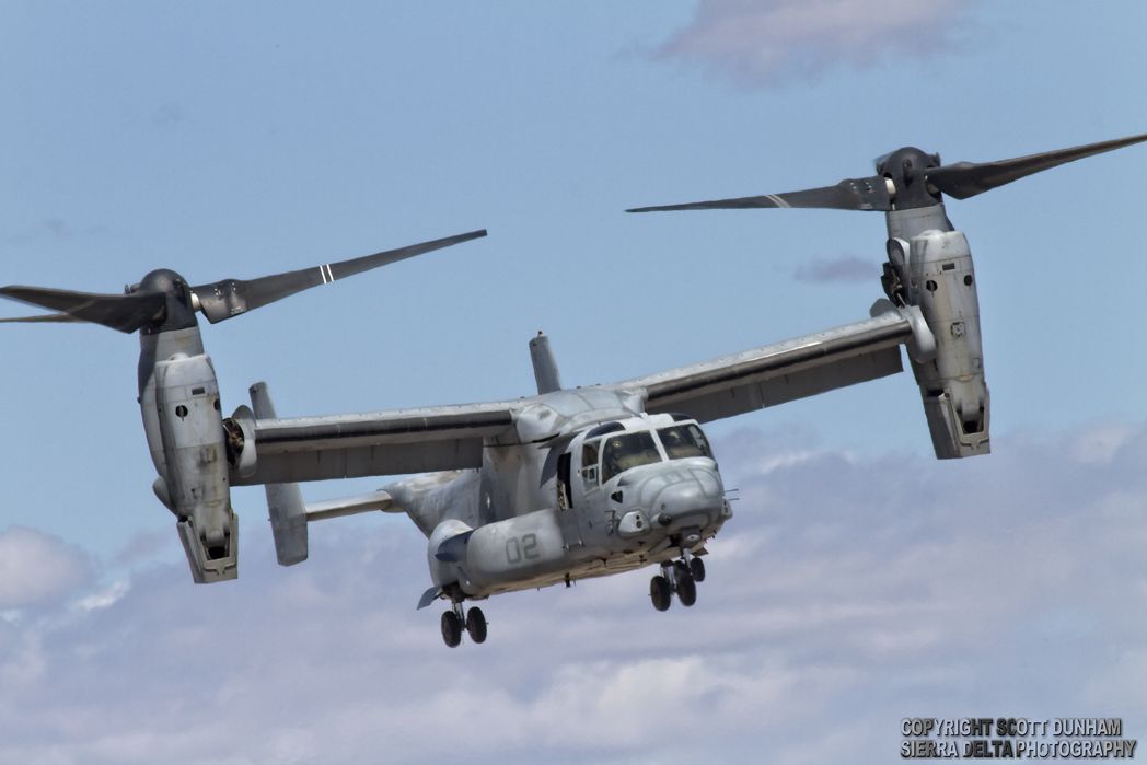 USMC MV-22 Osprey Tilt Rotor Aircraft