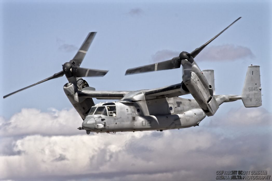 USMC MV-22 Osprey Tilt Rotor Aircraft