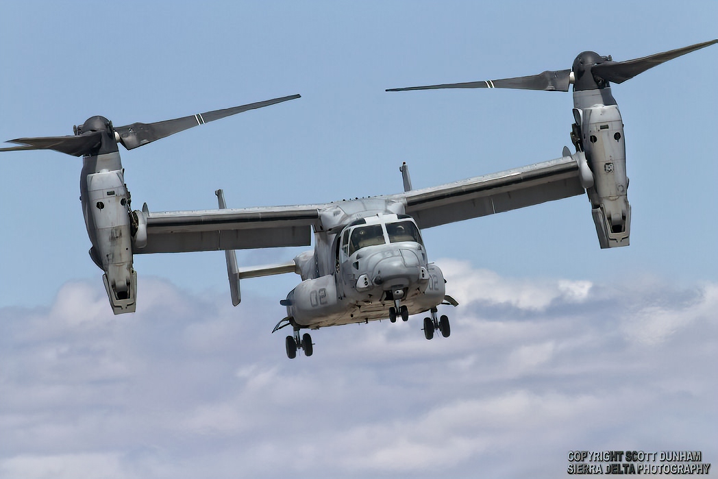 USMC MV-22 Osprey Tilt Rotor Aircraft