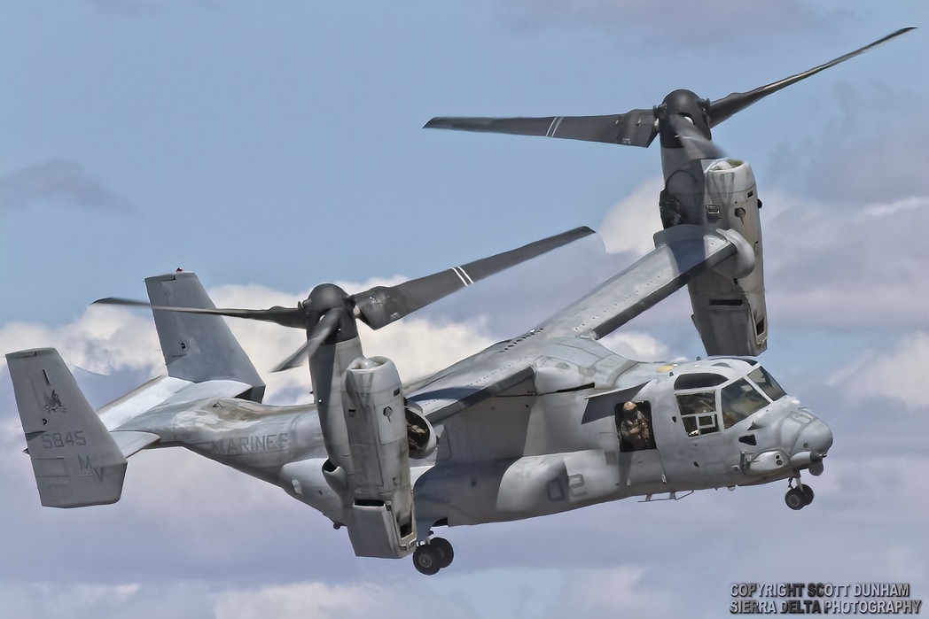 USMC MV-22 Osprey Tilt Rotor Aircraft