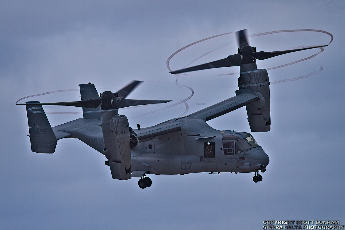 USMC MV-22 Osprey Tilt Rotor Aircraft