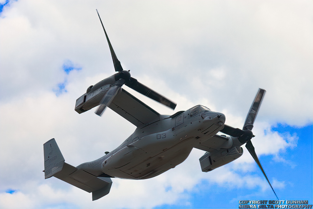 USMC MV-22 Osprey Tilt Rotor Aircraft