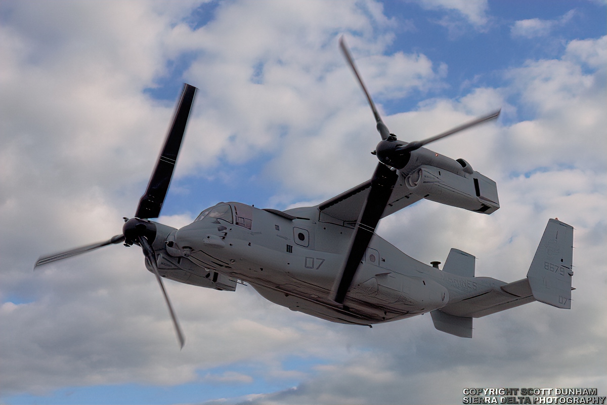 USMC MV-22 Osprey Tilt Rotor Aircraft